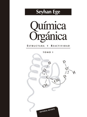 cover image of Química orgánica Tomo 1